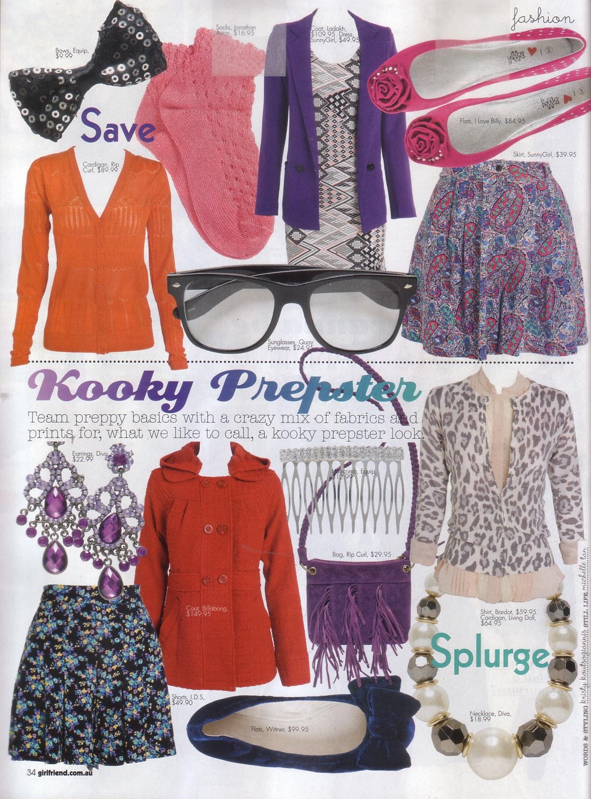 Sunny Girl tribal print dress & paisley skort