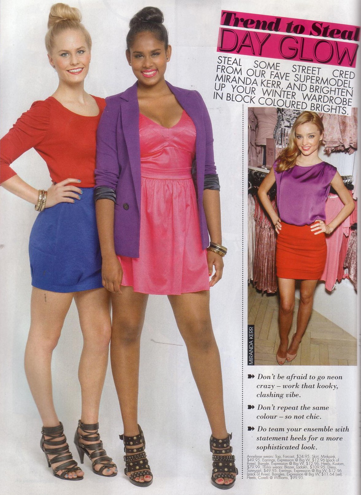 Sunny Girl hot pink satin party dress