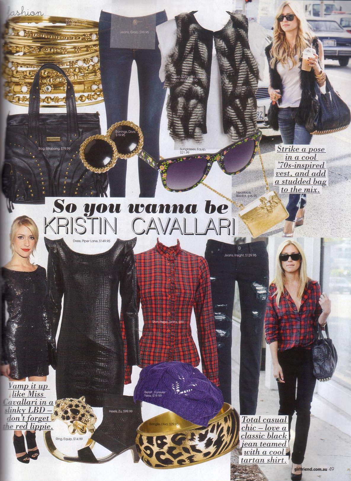 Sunny Girl boho fur gilet