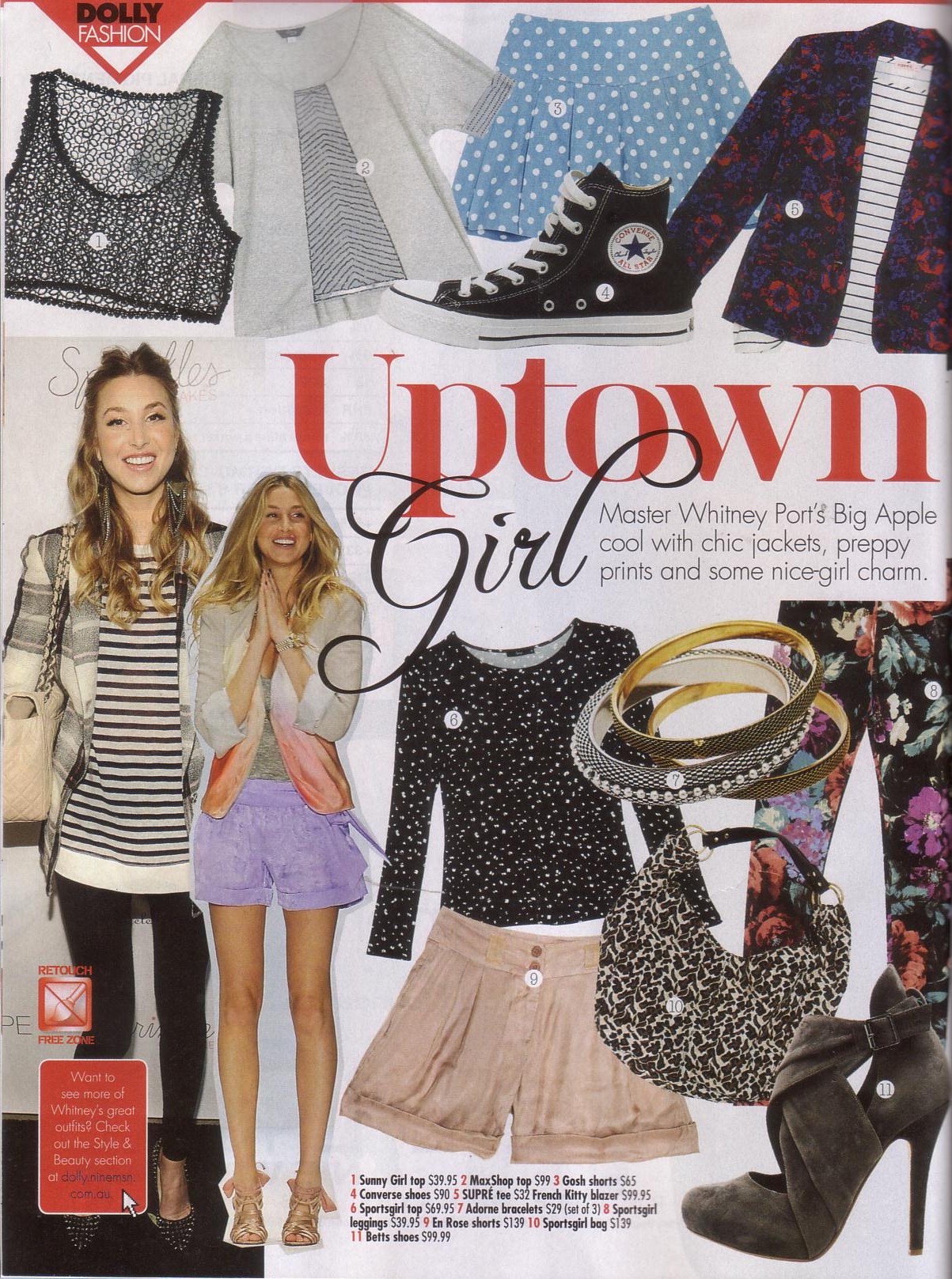 Sunny Girl net lace crop top