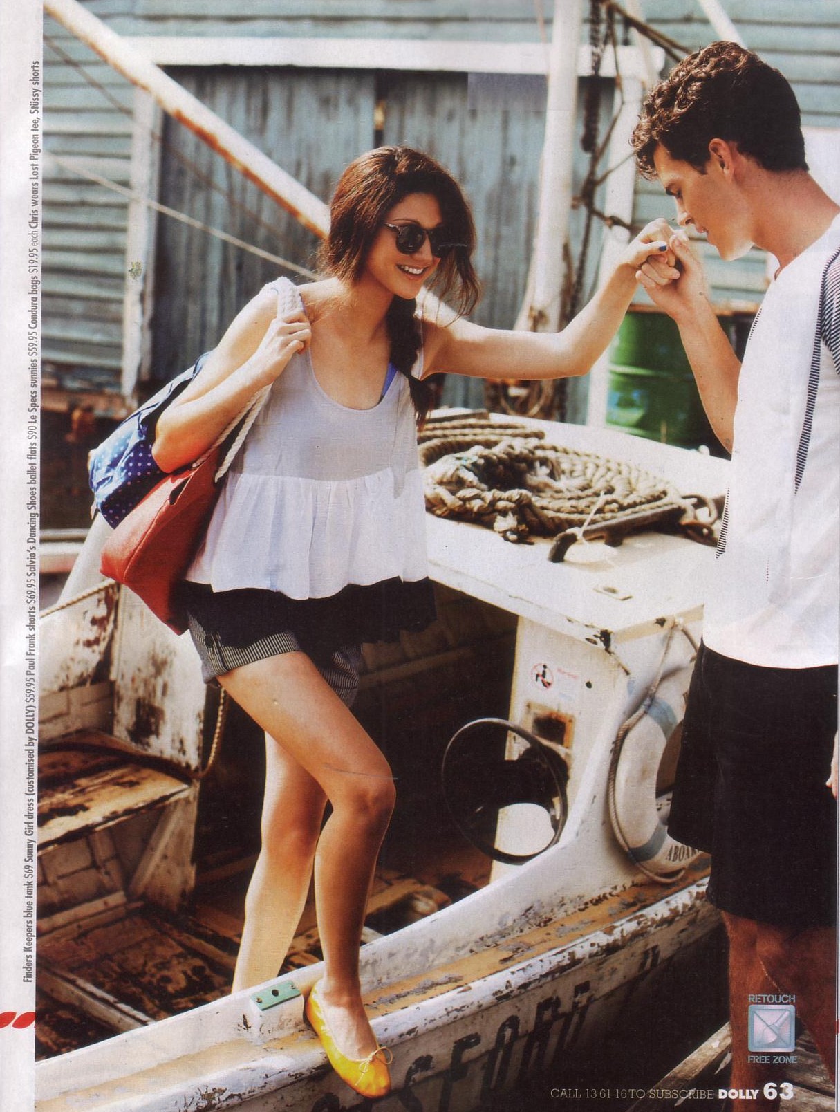 Sunny Girl panelled loose dress - worn as a top