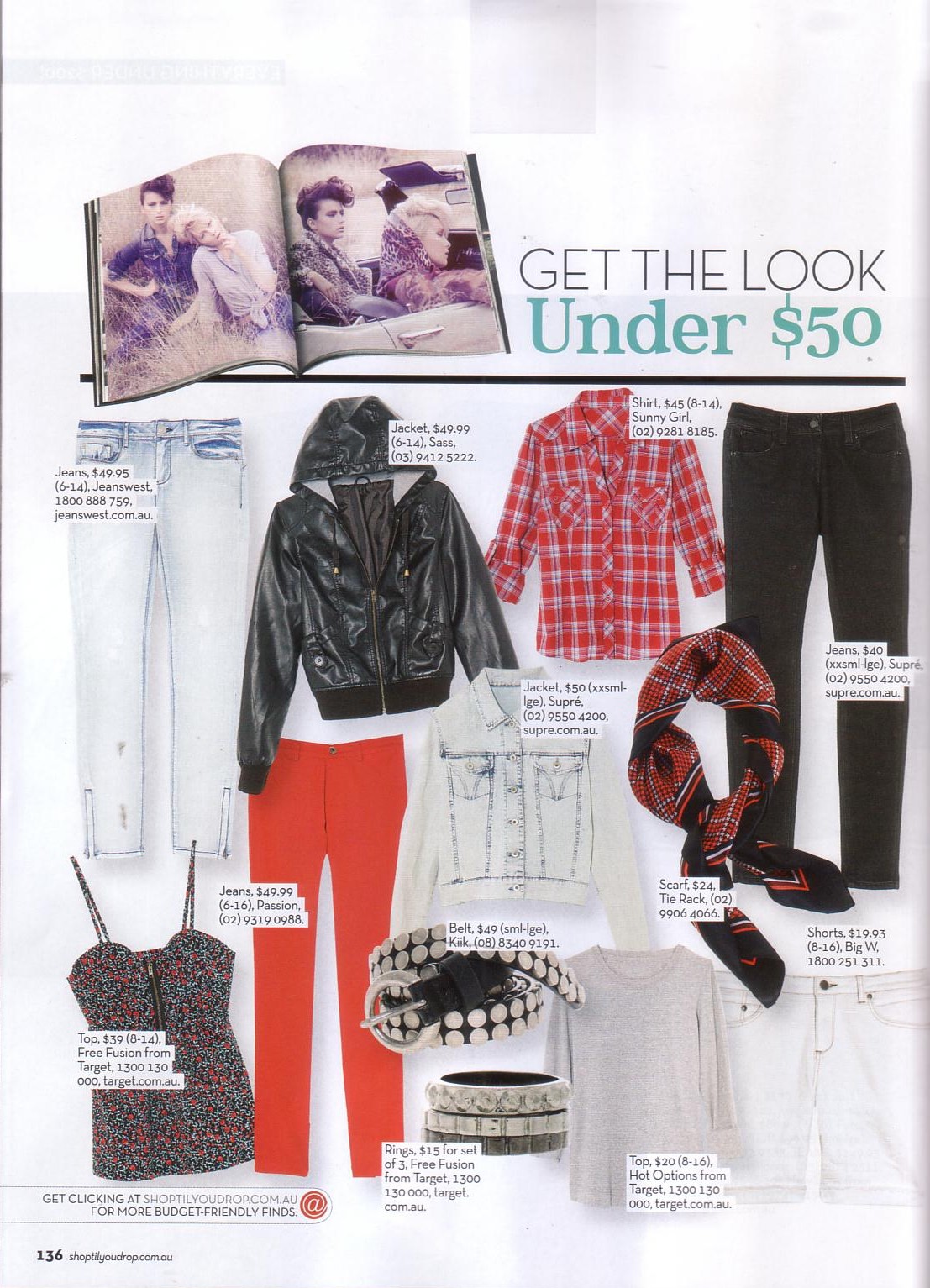 Sunny Girl wild west check shirt