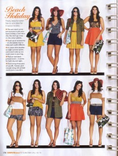 Sunny girl Mod button skirt