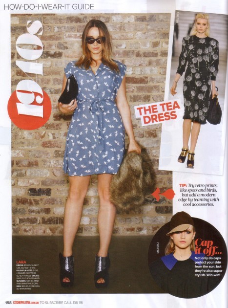 sunny girl 1940's vintage inspired shirt dress